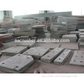 High Manganese Wearing Plate, steel casting plate